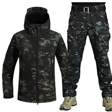 Melzano Camo - Armorus Windjack - Luxe, stijl en bescherming tegen kou voor wandelen, klimmen, fietsen en dagelijks comfort