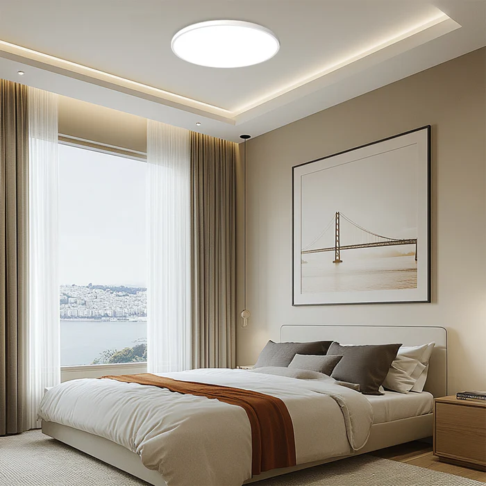 Lunexa – Làmpada de sostre LED rodona – Disseny minimalista i eficient en energia