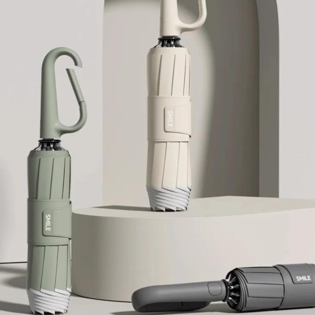 Paraugas ultra resistente ao vento - reflectante e automático