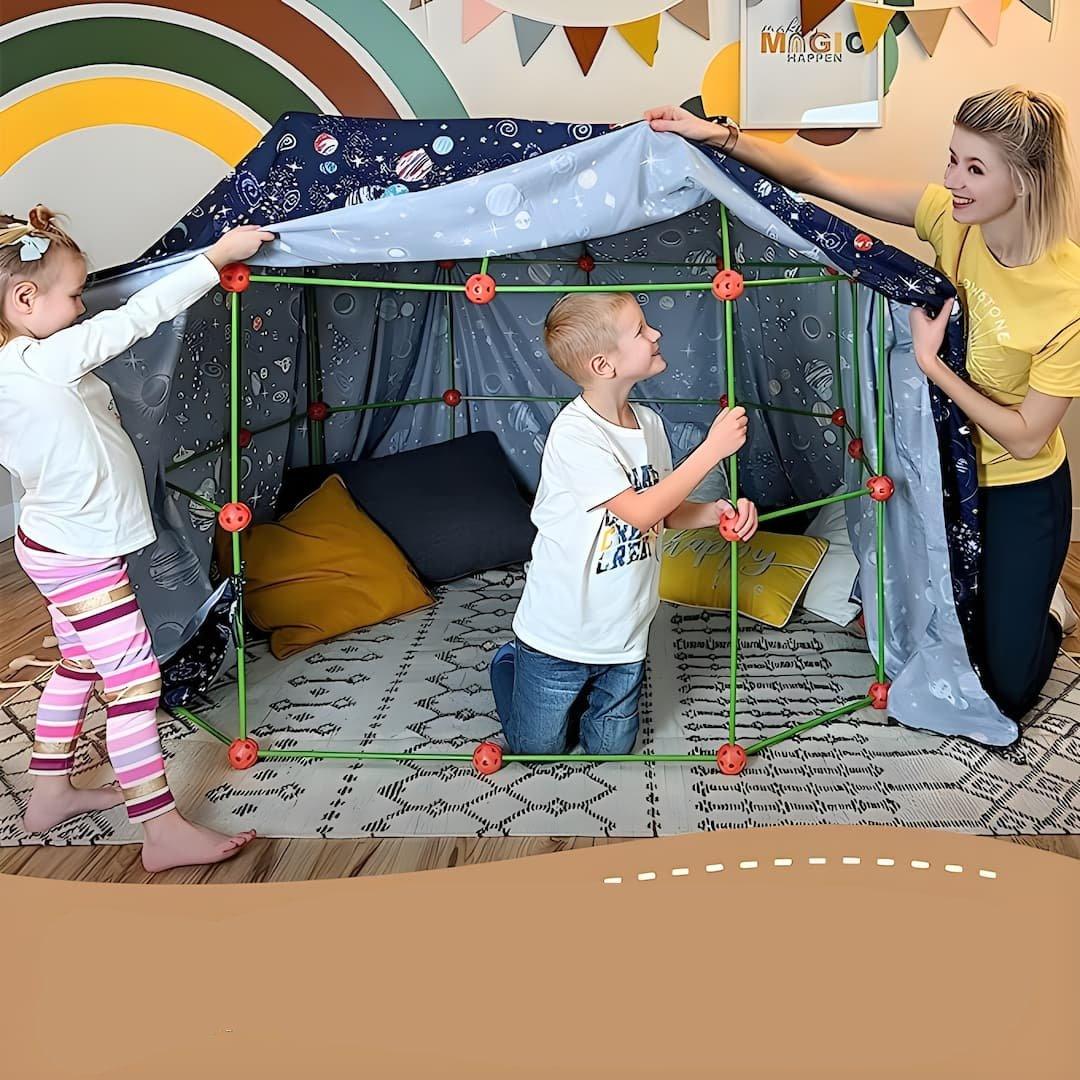 MagiZelt – Tienda de juego para niños de plástico, portátil y llena de fantasía