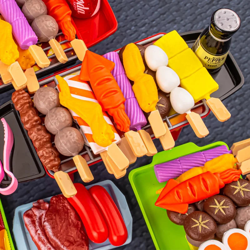 BBQ Speelgoedset Voor Kinderen - Educatief Kookgerei, Multicolor, 21 Stuks 2