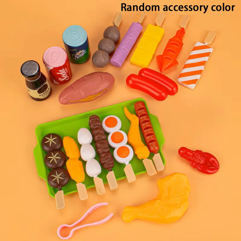 BBQ Speelgoedset Voor Kinderen - Educatief Kookgerei, Multicolor, 21 Stuks 9