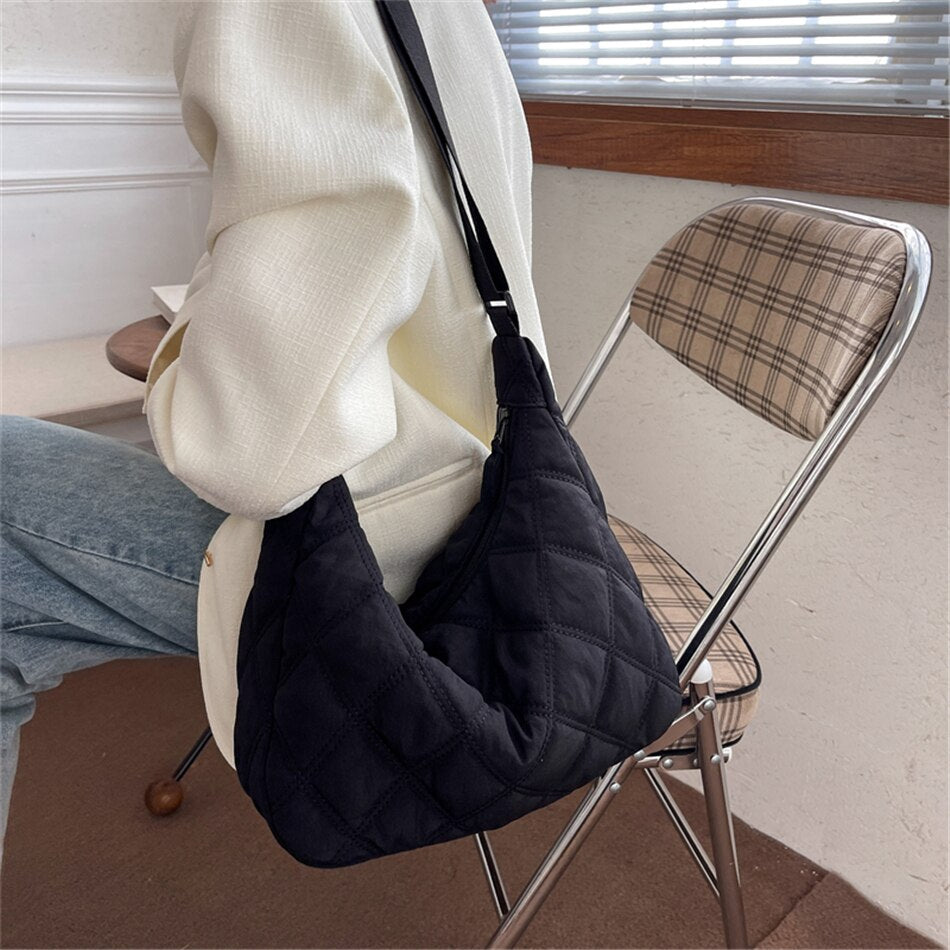 Melzano Quilted Puffer Bag