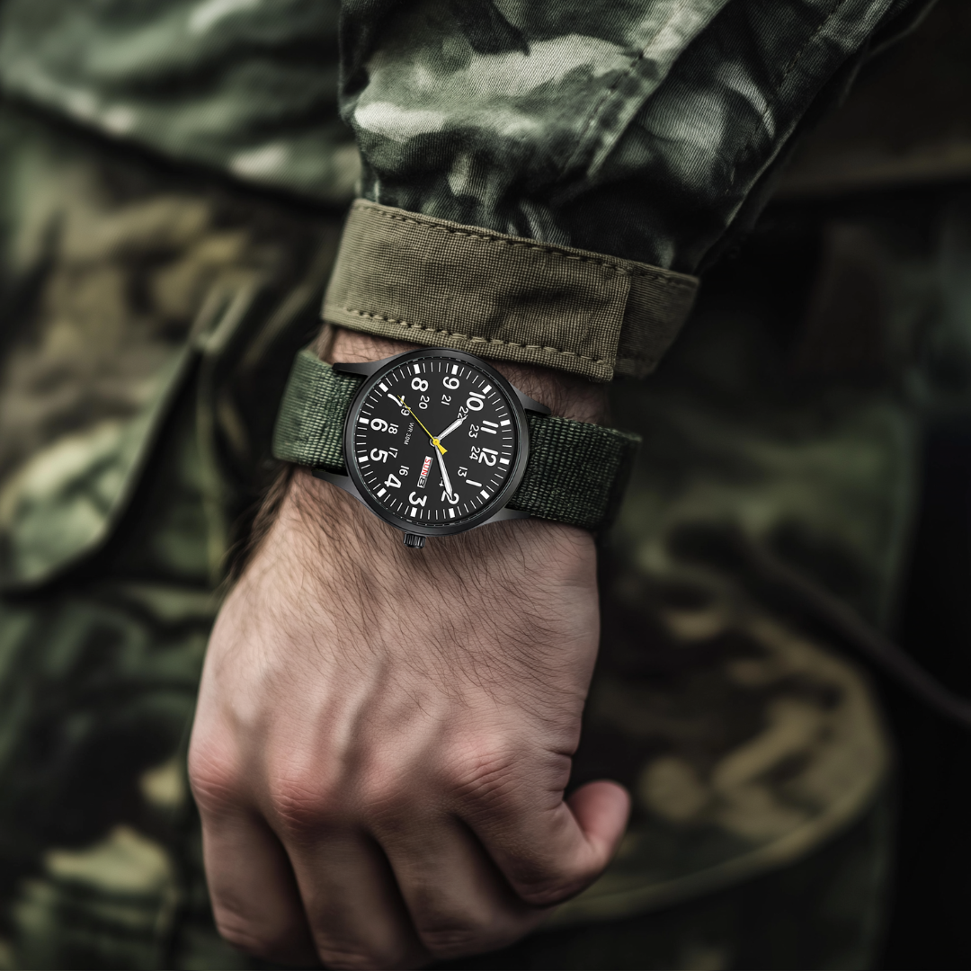 Reloj de hombre Nordrak para exteriores – 100m resistente al agua y cristal de zafiro resistente a los arañazos
