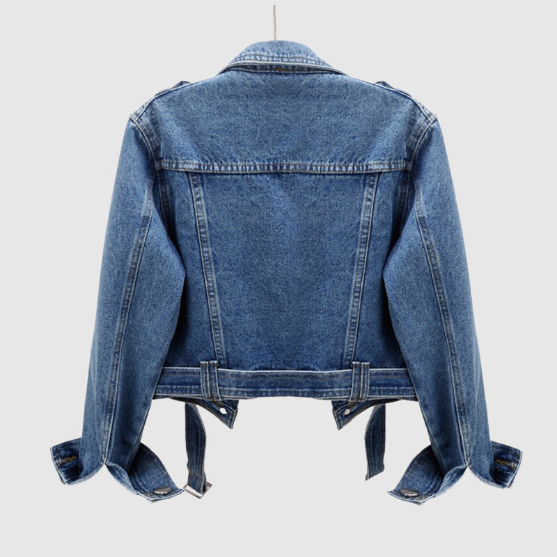 Uni Jas | Jaqueta de Denim Curta per a Dones amb Detalls Clàssics