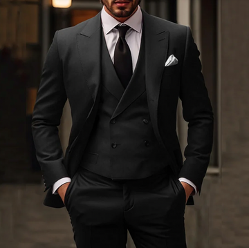 Thorpe Heren Smoking 3-delig – Blazer, Gilet & Pantalon