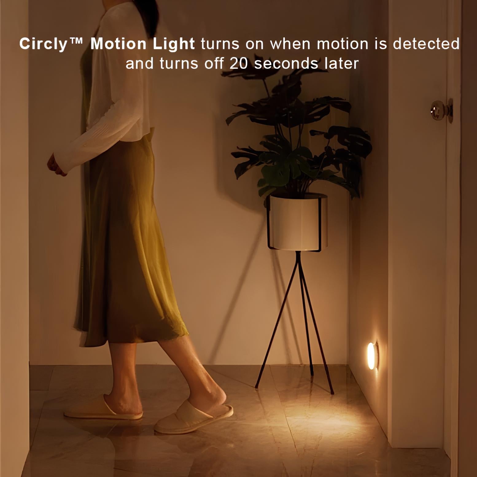 Circly llum de moviment - sense fils, eficient energèticament i fàcil d'instal·lar
