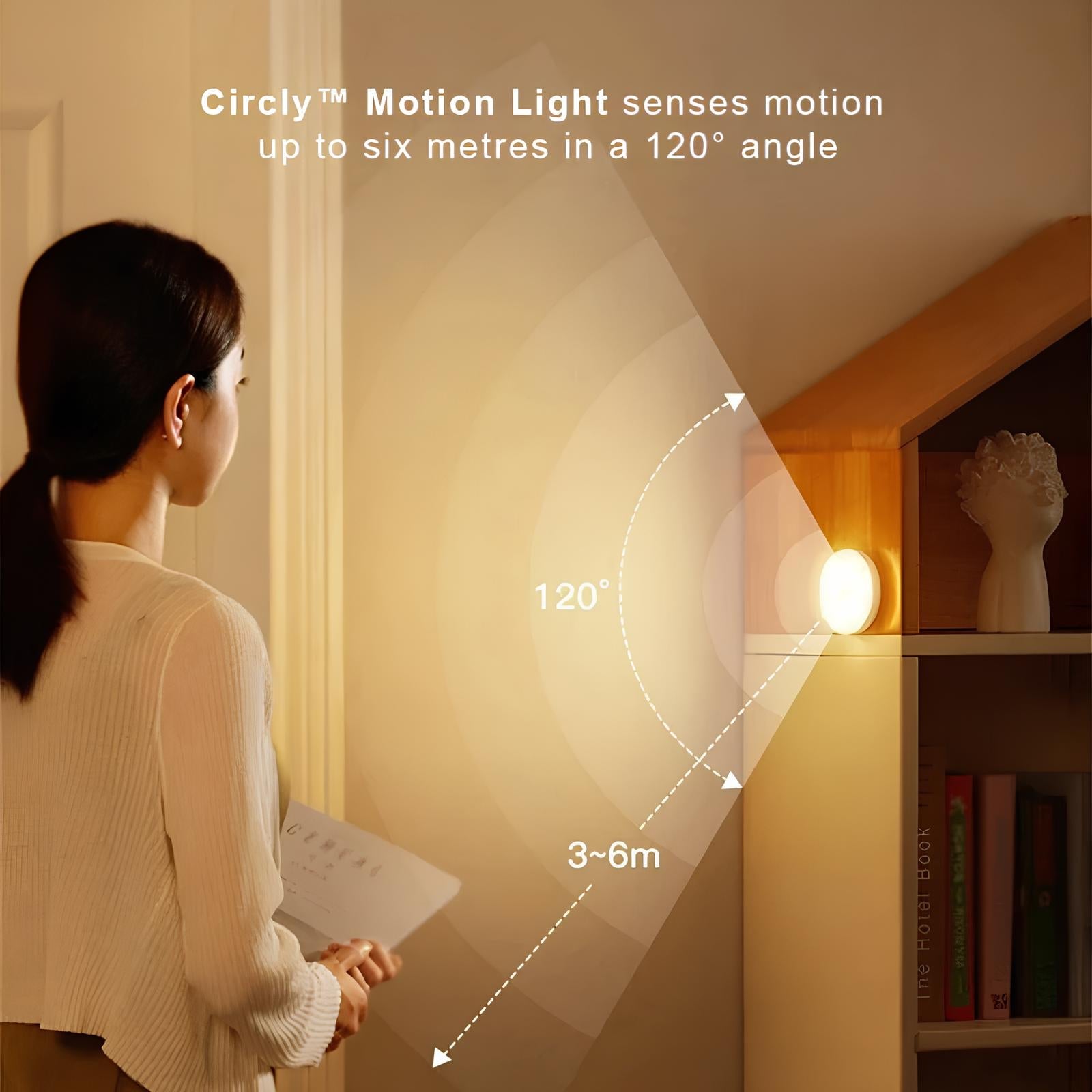 Circly llum de moviment - sense fils, eficient energèticament i fàcil d'instal·lar