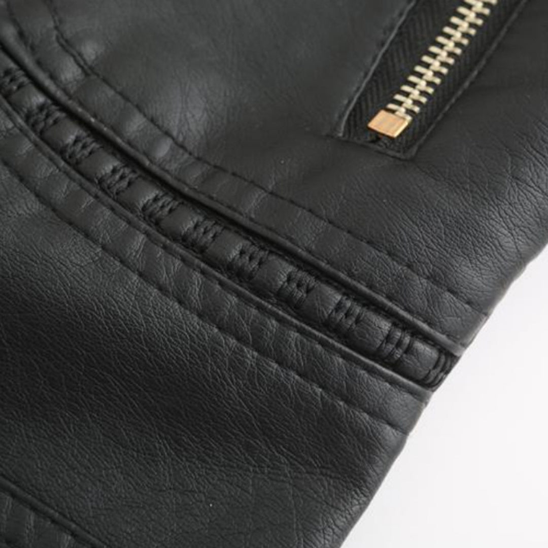 Yldana | Jaqueta de dona elegant de cuir genuí