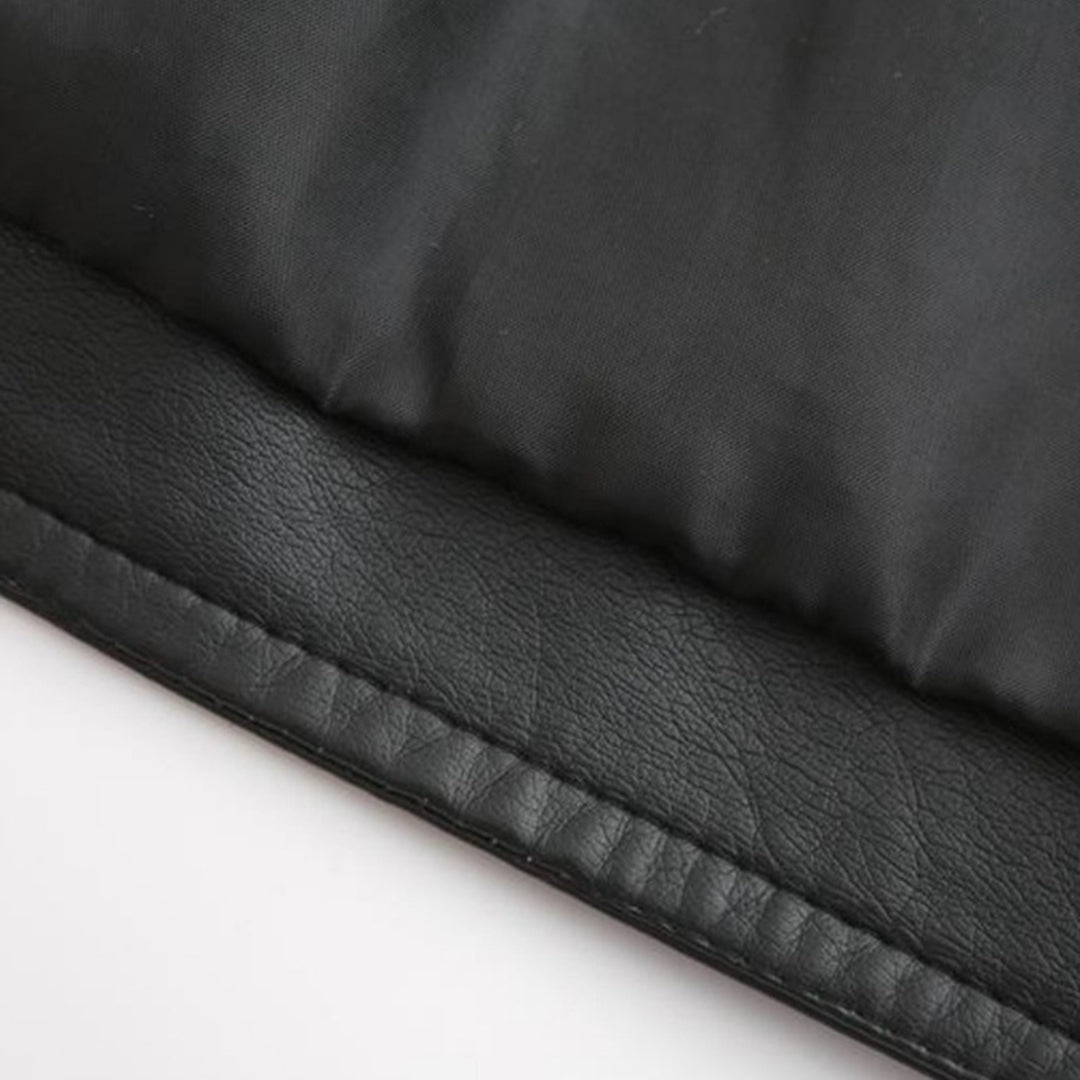 Yldana | Jaqueta de dona elegant de cuir genuí