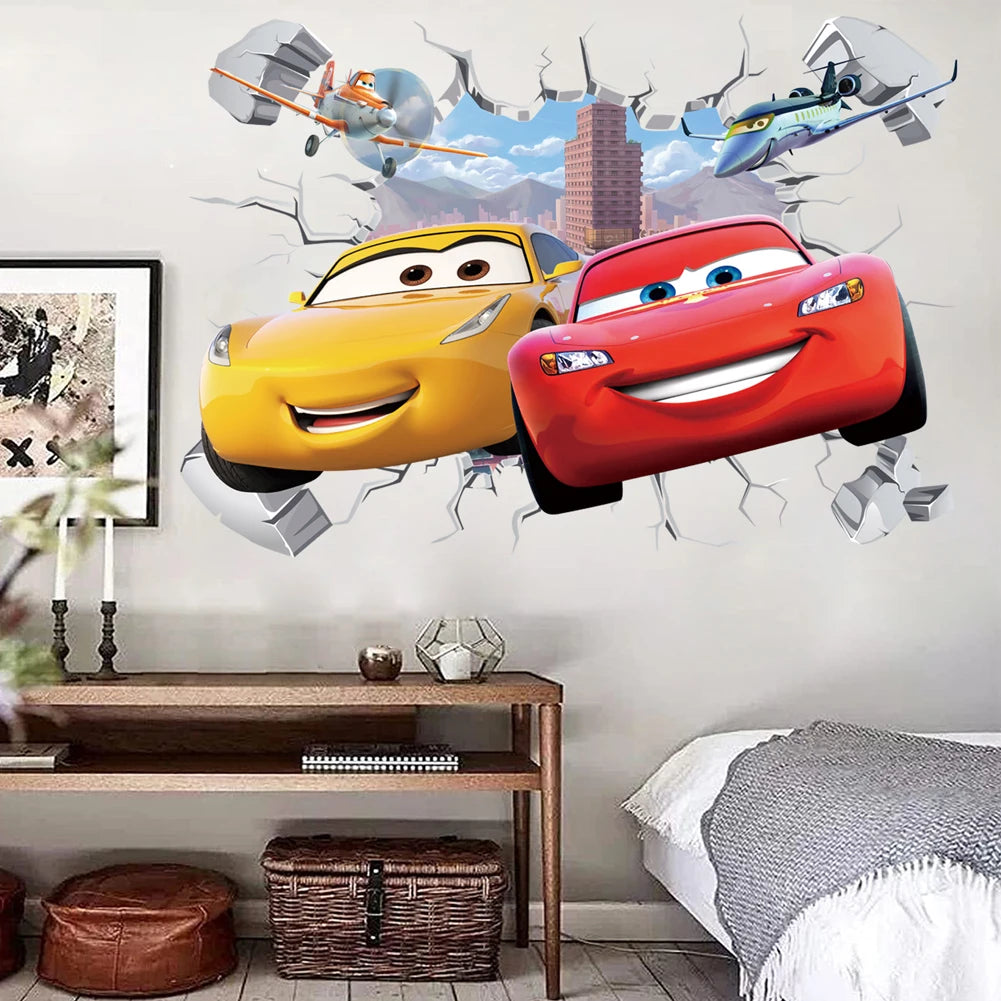 Disney Cars adhesivo de parede - Perfecto para un cuarto infantil resistente!