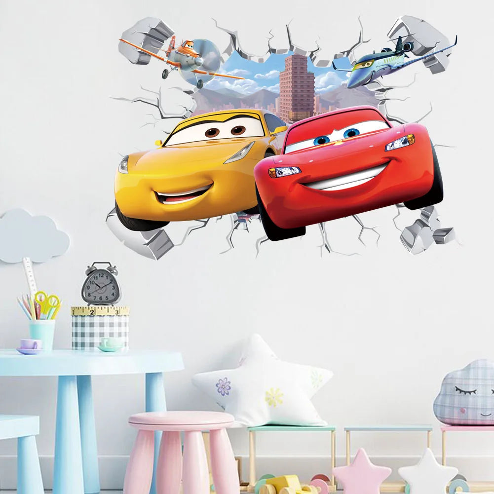 Disney Cars adhesivo de parede - Perfecto para un cuarto infantil resistente!