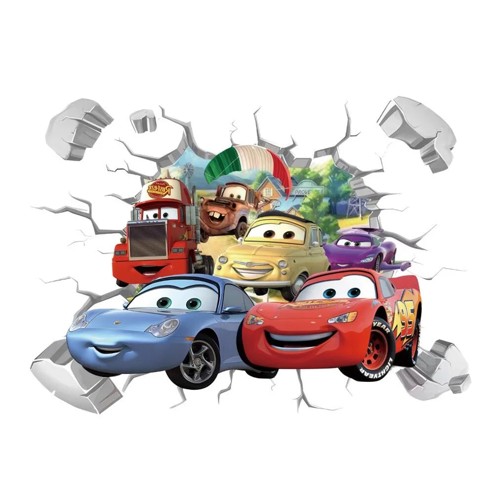Disney Cars adhesivo de parede - Perfecto para un cuarto infantil resistente!