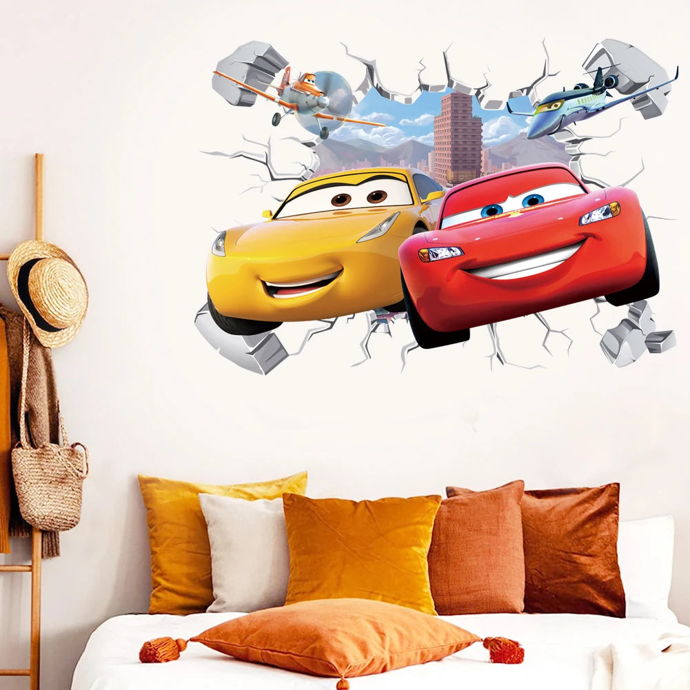 Disney Cars adhesivo de parede - Perfecto para un cuarto infantil resistente!