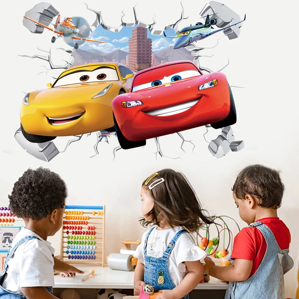 Disney Cars adhesivo de parede - Perfecto para un cuarto infantil resistente!