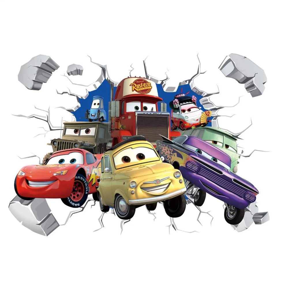 Disney Cars adhesivo de parede - Perfecto para un cuarto infantil resistente!