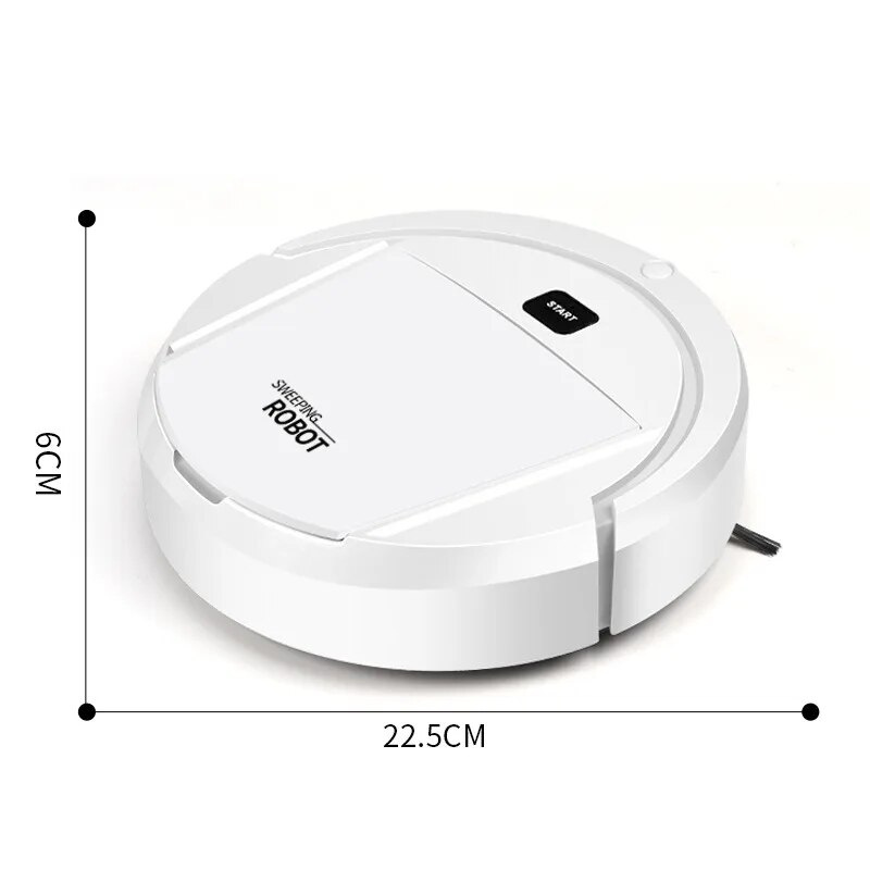 Aspiradora robot sense fils - SmartClean - Neteja intel·ligent 3 en 1 - Cures domèstiques sense esforç