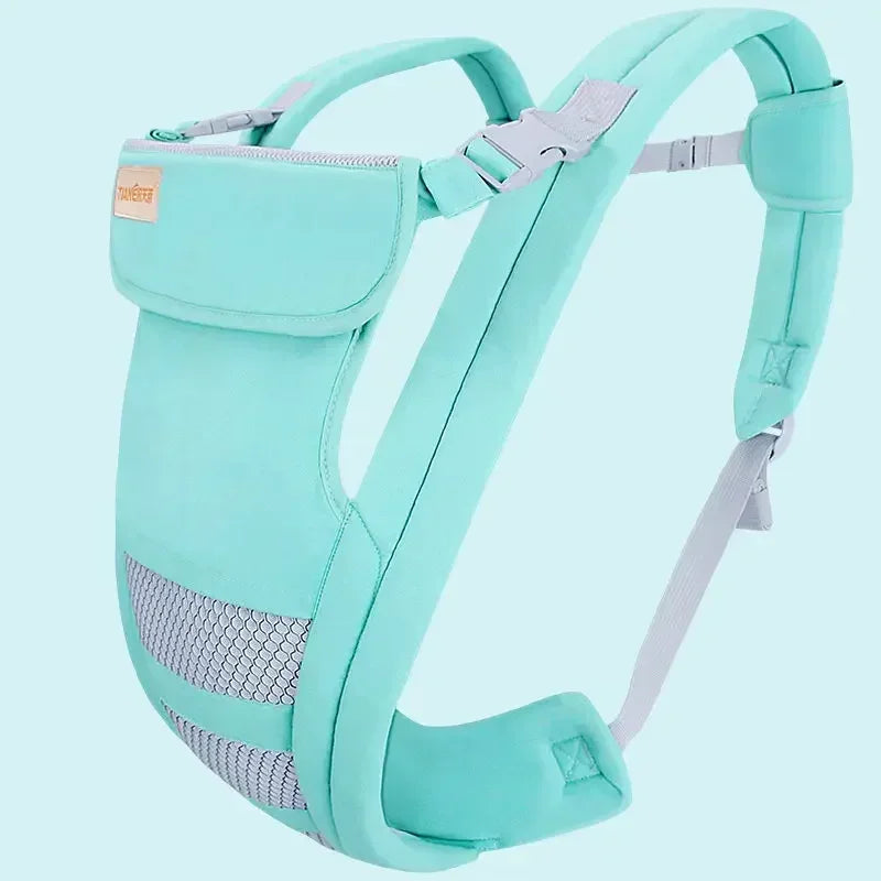 Mochila ergonómica para bebés - Fular multifuncional para recén nados e nenos pequenos