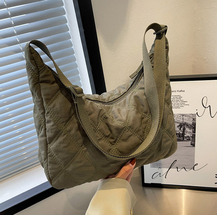 Melzano Quilted Puffer Bag