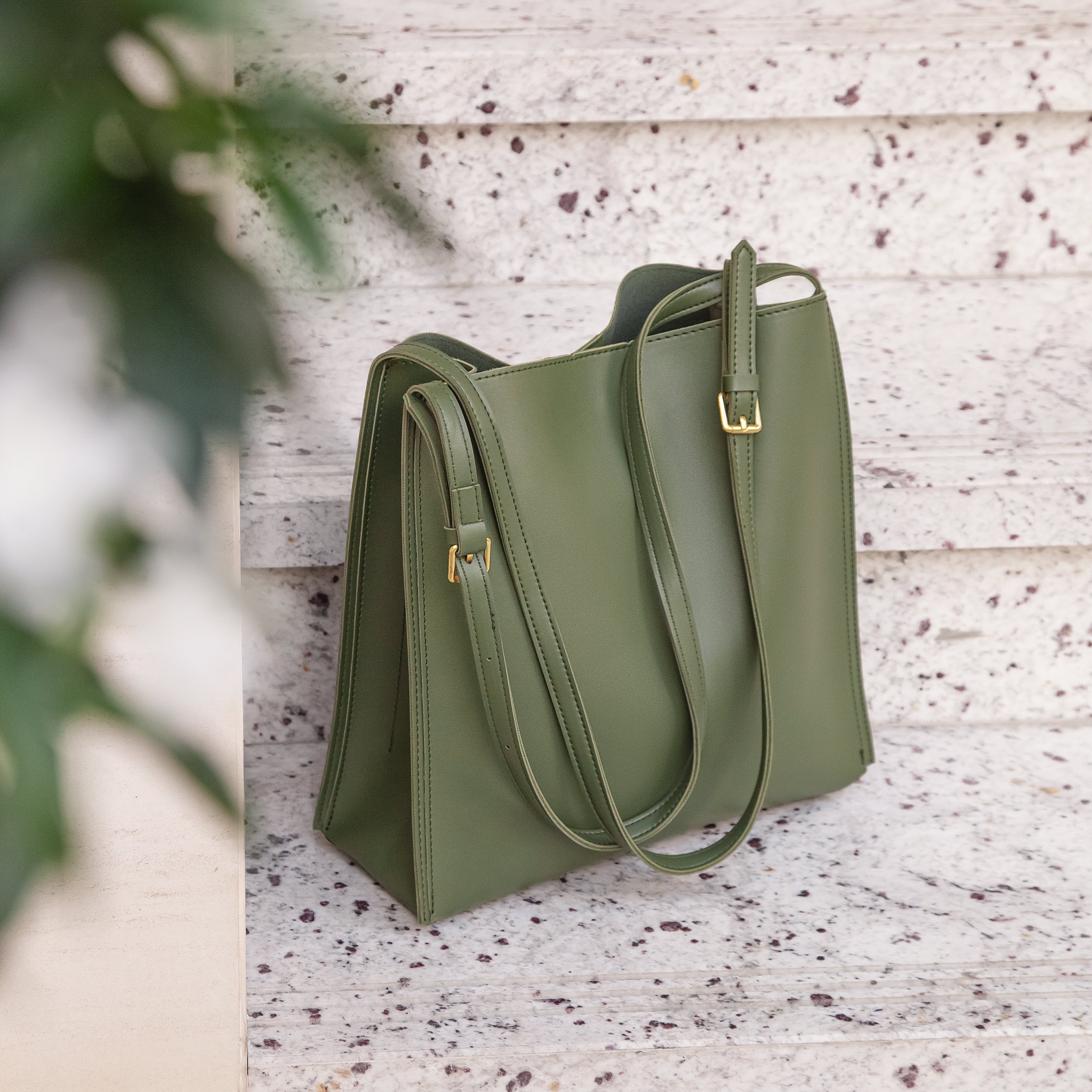 Melzano Bolso Tote de Cuero Vegano