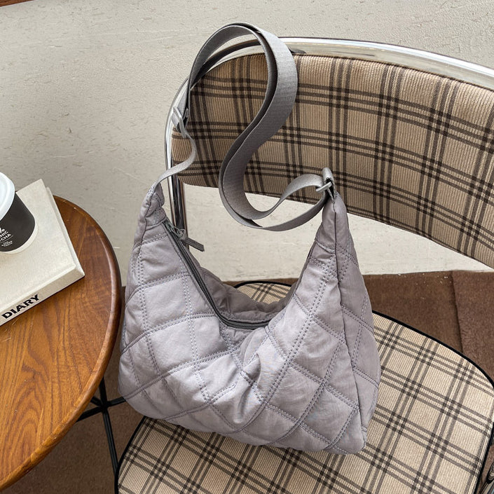 Melzano Quilted Puffer Bag