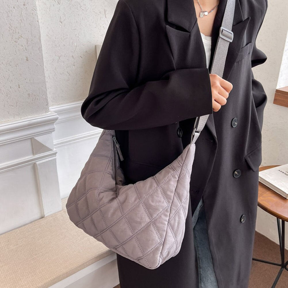 Melzano Quilted Puffer Bag