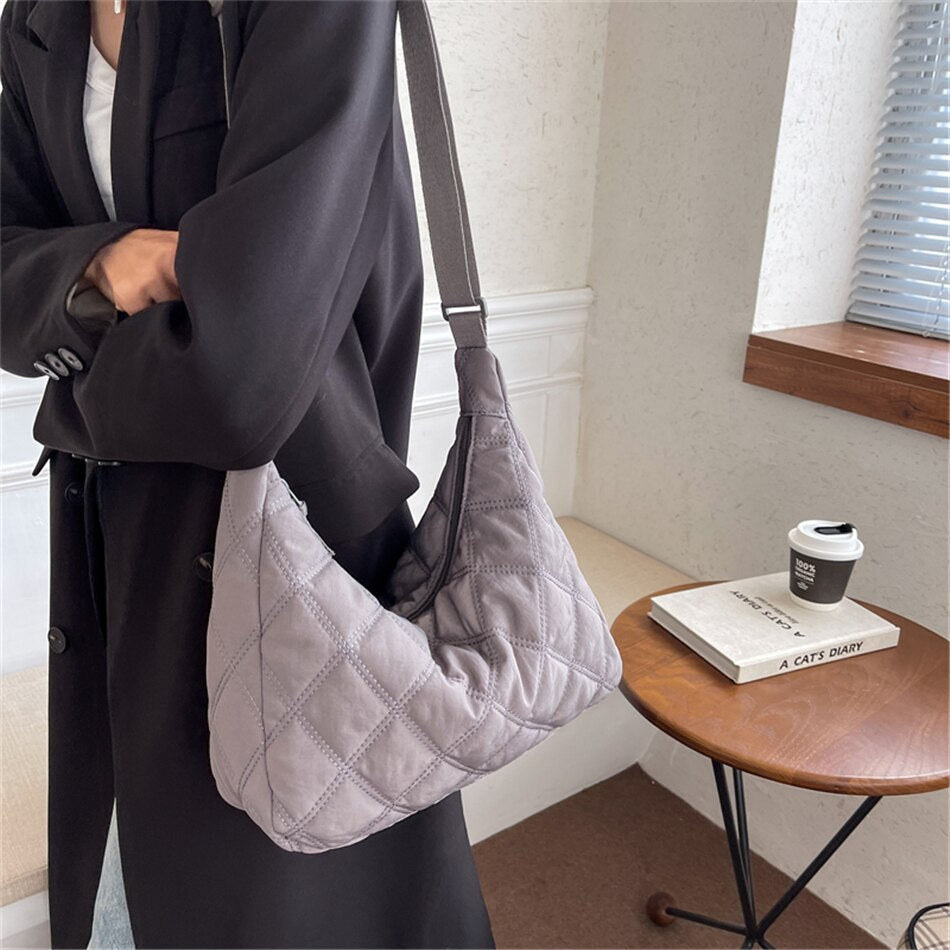 Melzano Quilted Puffer Bag