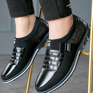 Ademende Leren Herenschoenen – Stijlvol & Comfortabel Ontwerp