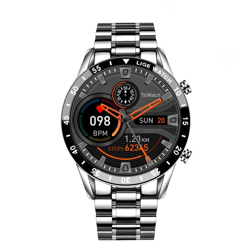 Luxe Smartwatch Men | Multisport, Notifications & Stylish Design
