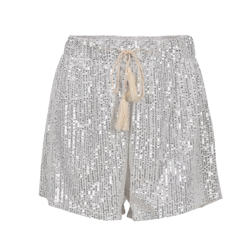 Melzano Fiesta | Shorts con purpurina elegante