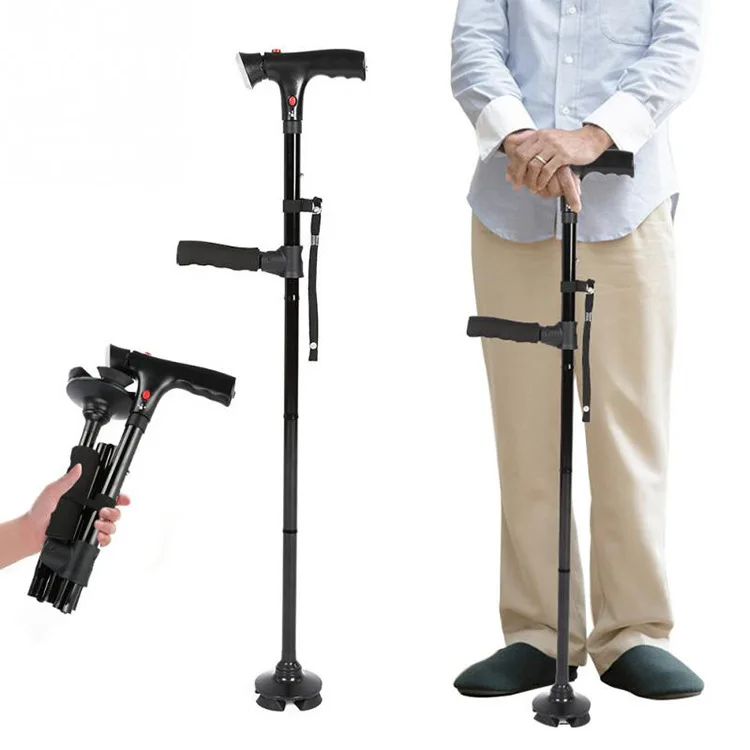 Movario – Bastón de caminar ergonómico – Soporte ligero y estabilidad