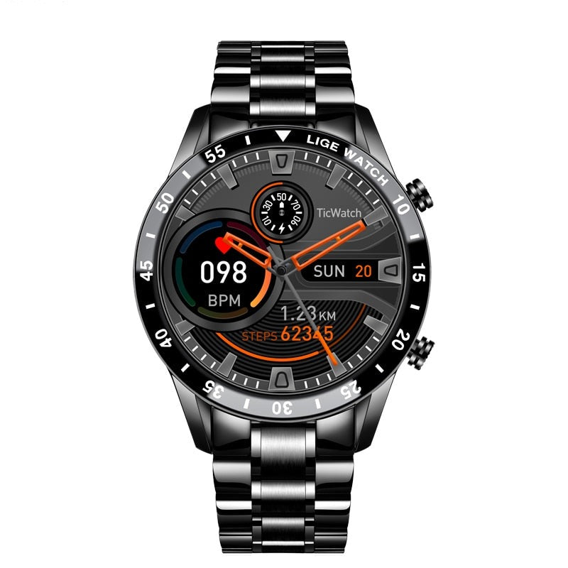 Luxe Smartwatch Men | Multisport, Notifications & Stylish Design