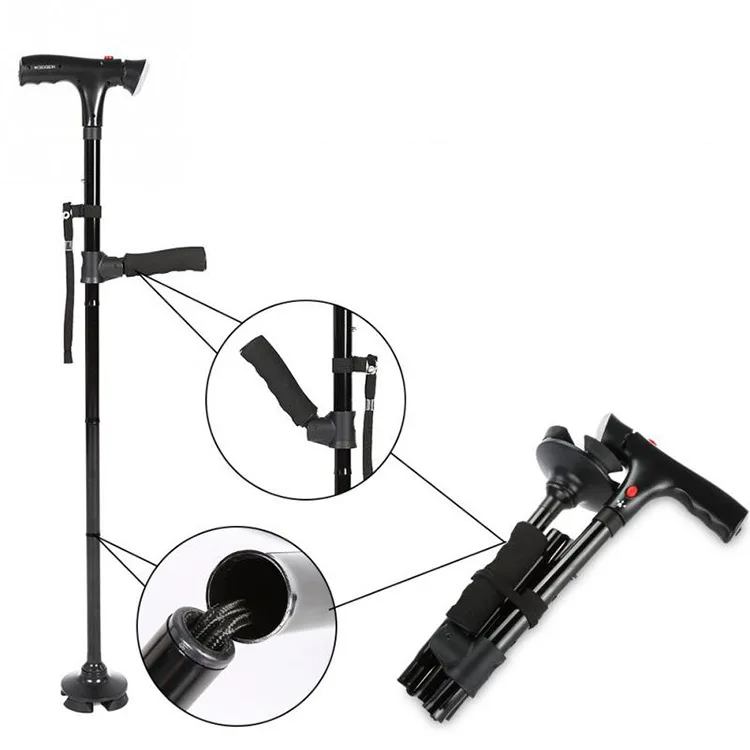 Movario – Bastón de caminar ergonómico – Soporte ligero y estabilidad