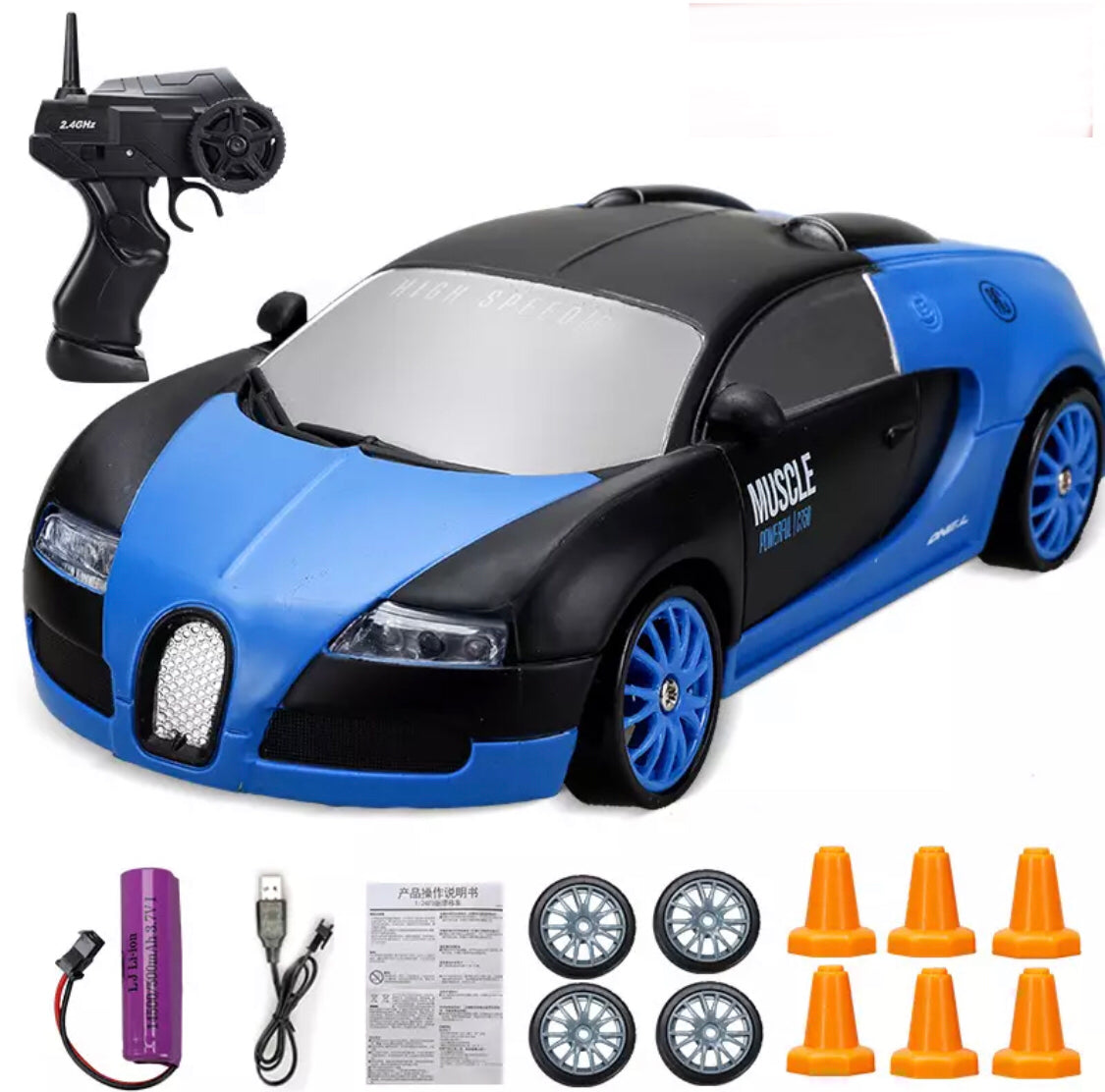 Coche de Derrape Melzano Racing - alto rendimiento para derrapes impresionantes y velocidad