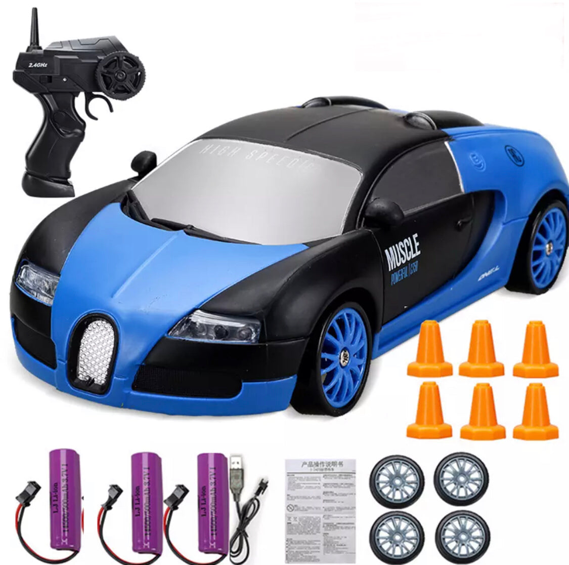 Coche de Derrape Melzano Racing - alto rendimiento para derrapes impresionantes y velocidad