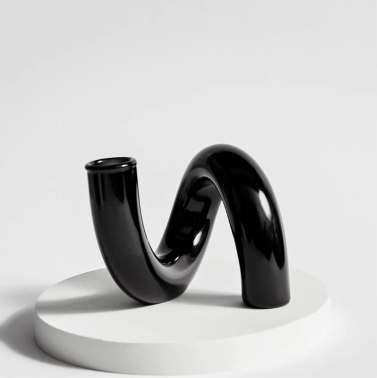 Loopora – Glass Hydroponic Vase & Candlestick in Loop Design