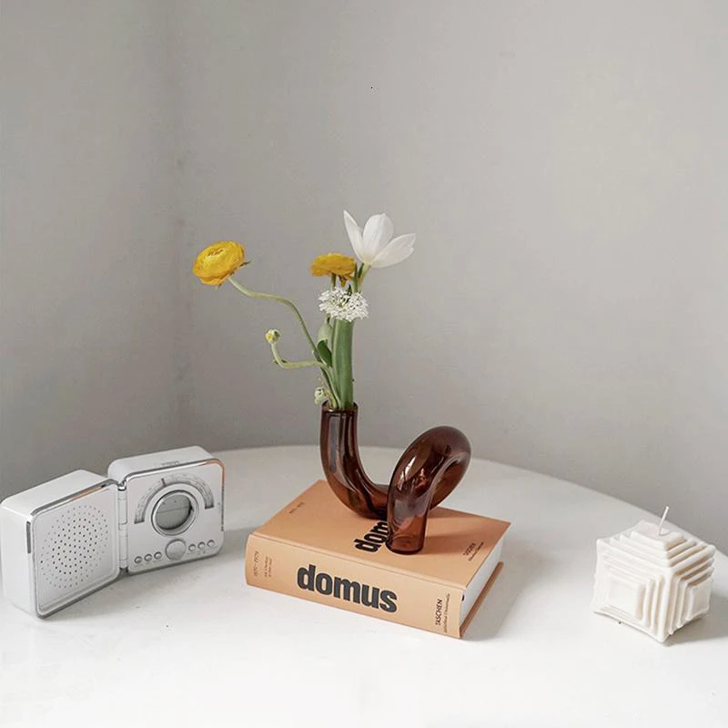 Loopora – Glass Hydroponic Vase & Candlestick in Loop Design