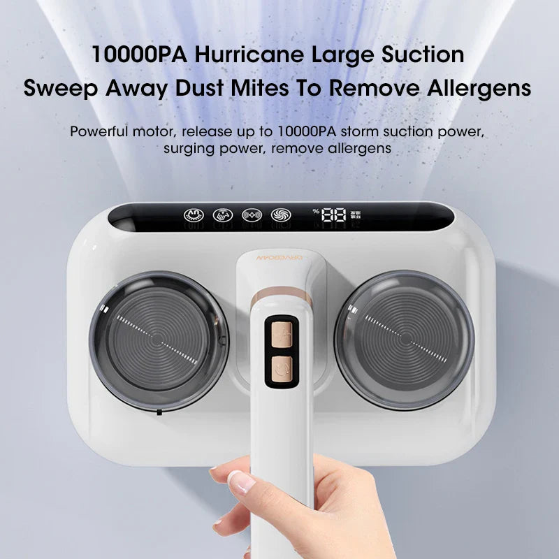 PureSleep – Eliminador inalàmbric d’àcars de la pols amb esterilització UV i HEPA