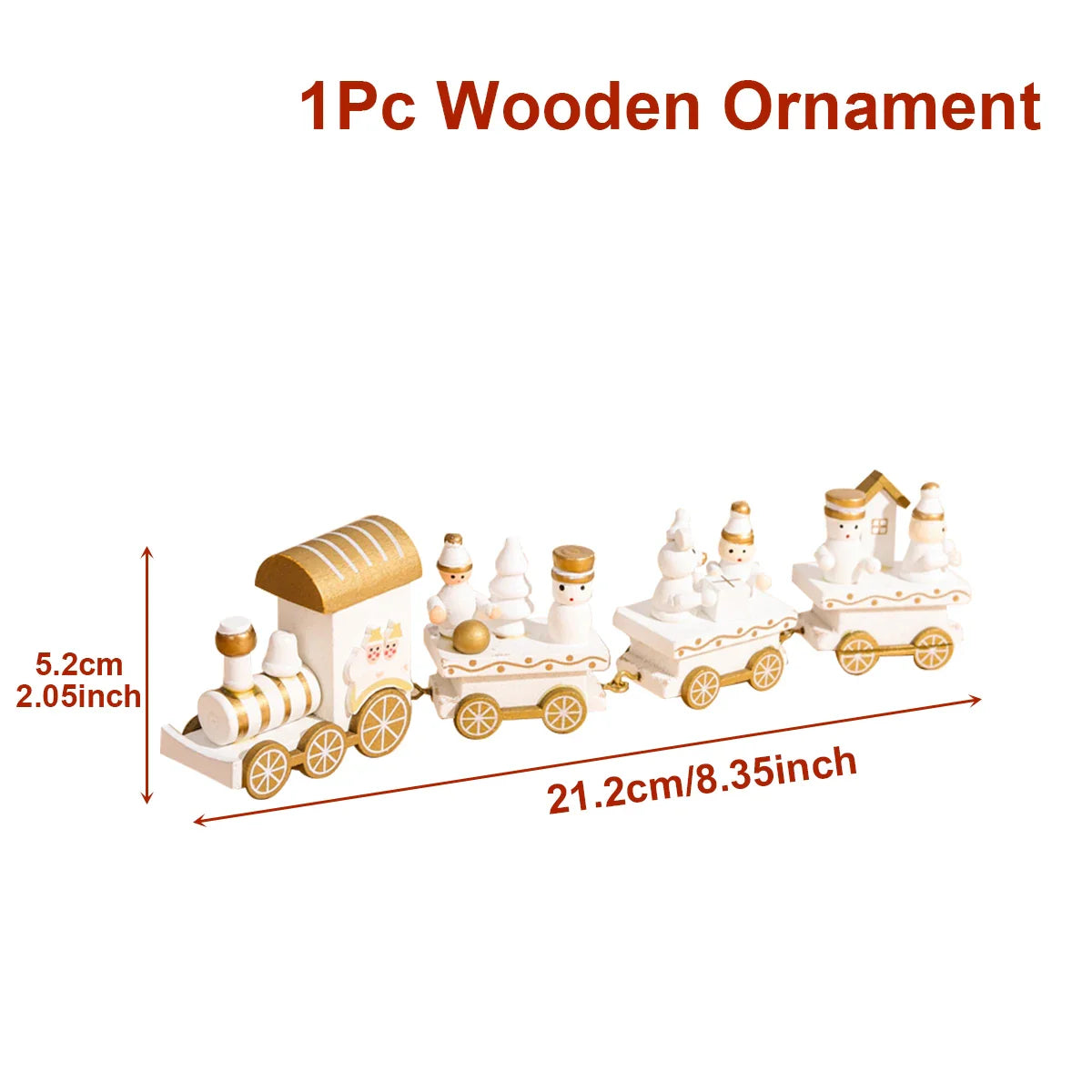 Kerst trein decoratie voor huis - houten en plastic opties 11