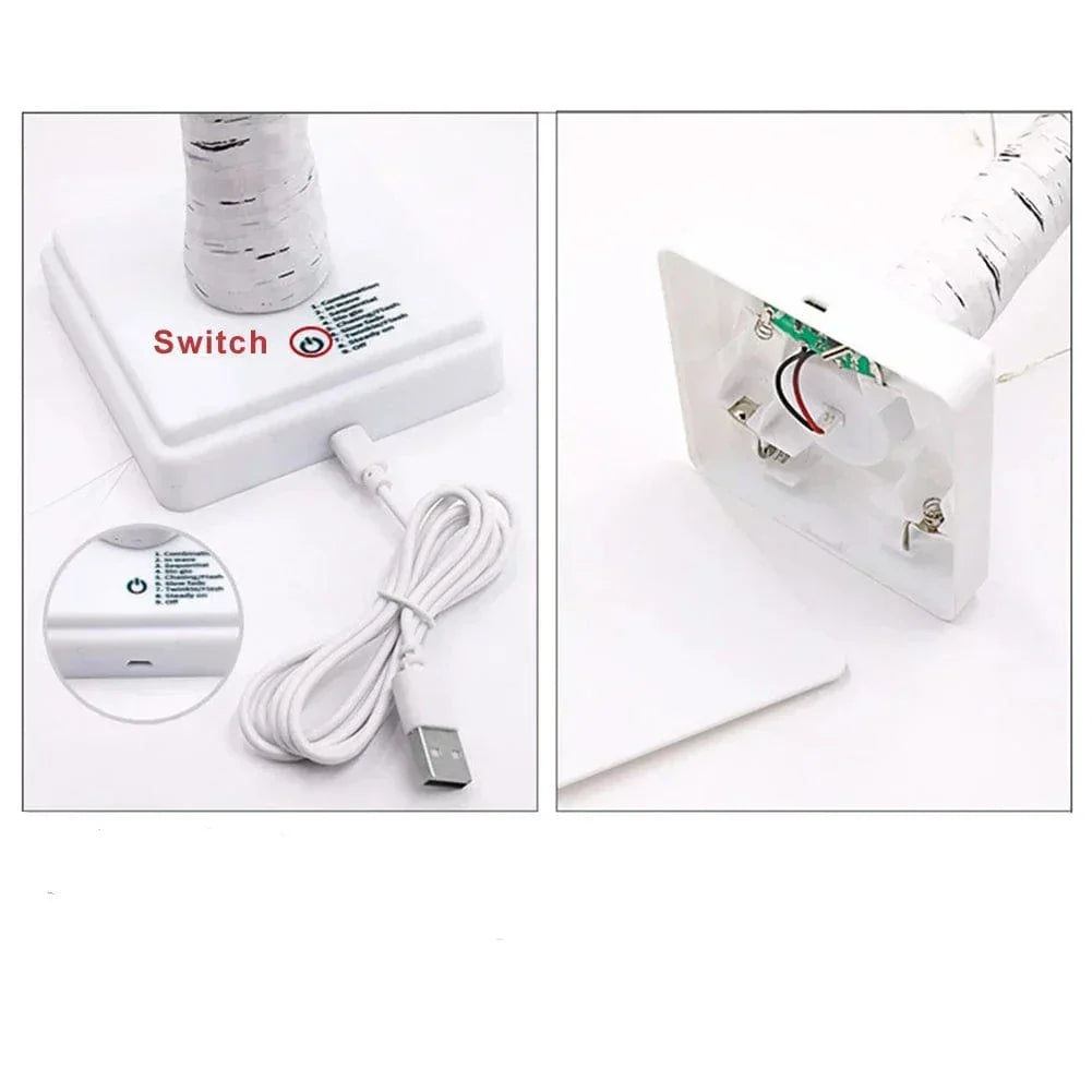 Árbore de luz de salgueiro llorón - Elegancia natural para a túa casa