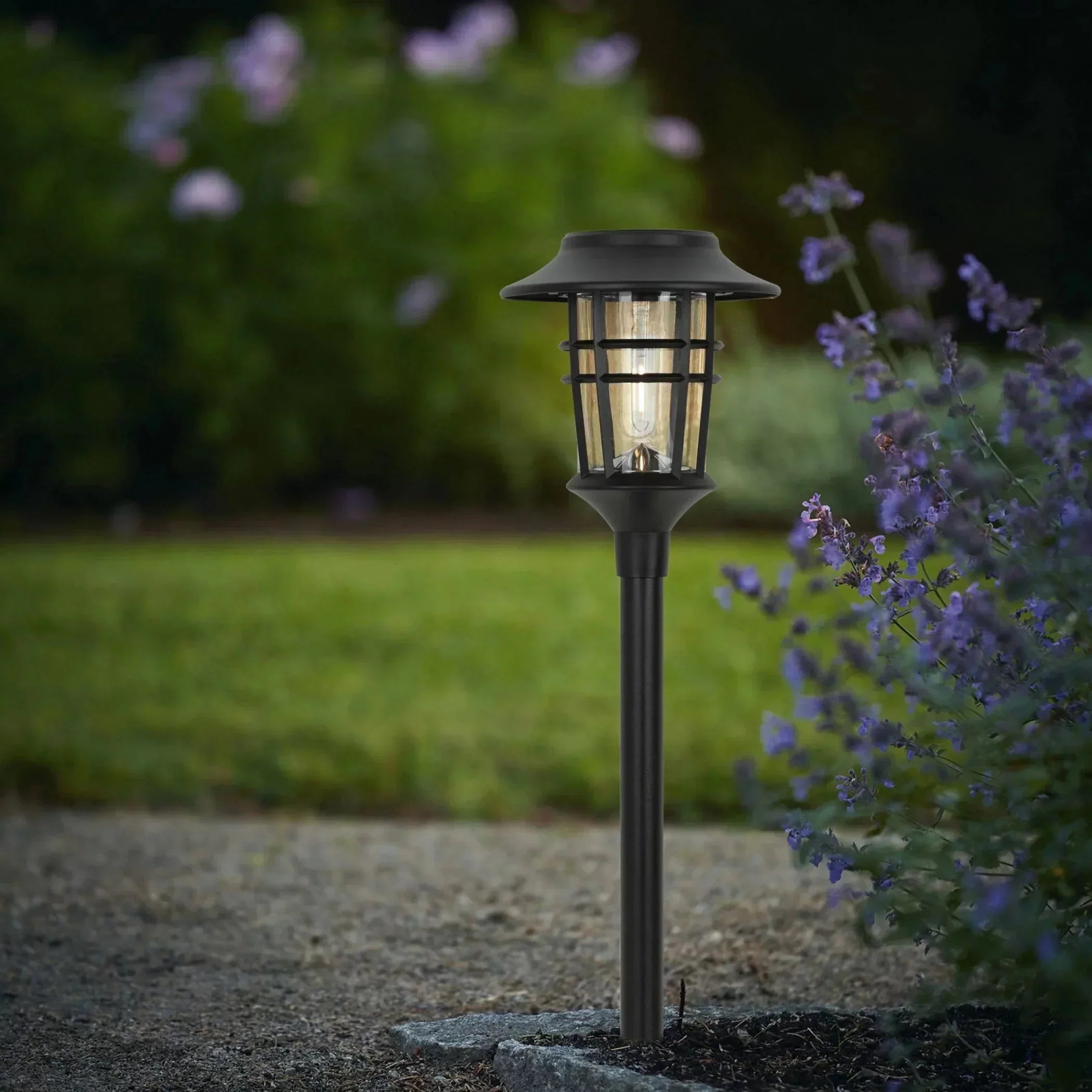 Llum de jardí | Joc de 6 llanternes solars de butxaca.
