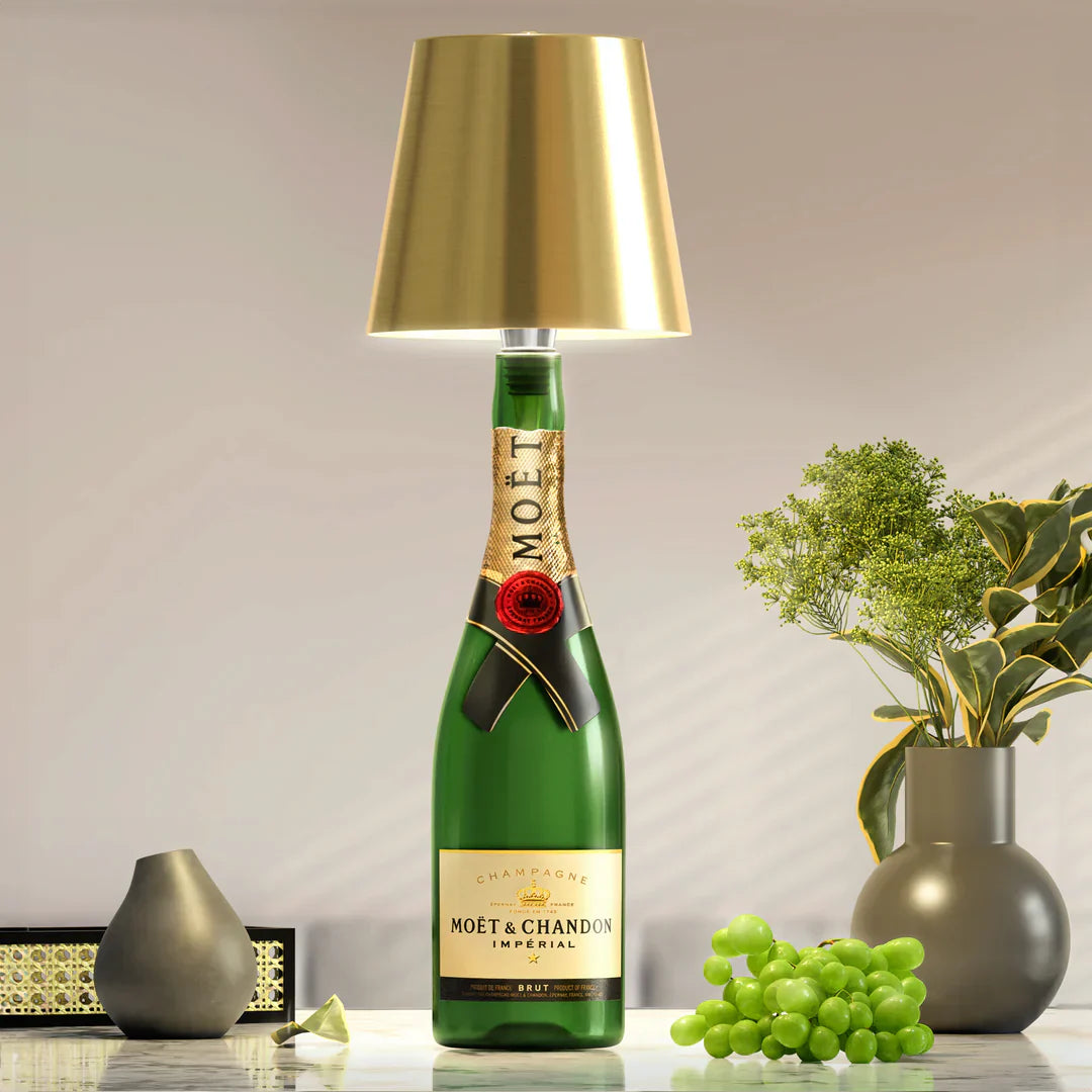 Aila – Llum de botella LED sense fils regulable USB recarregable – interior i exterior