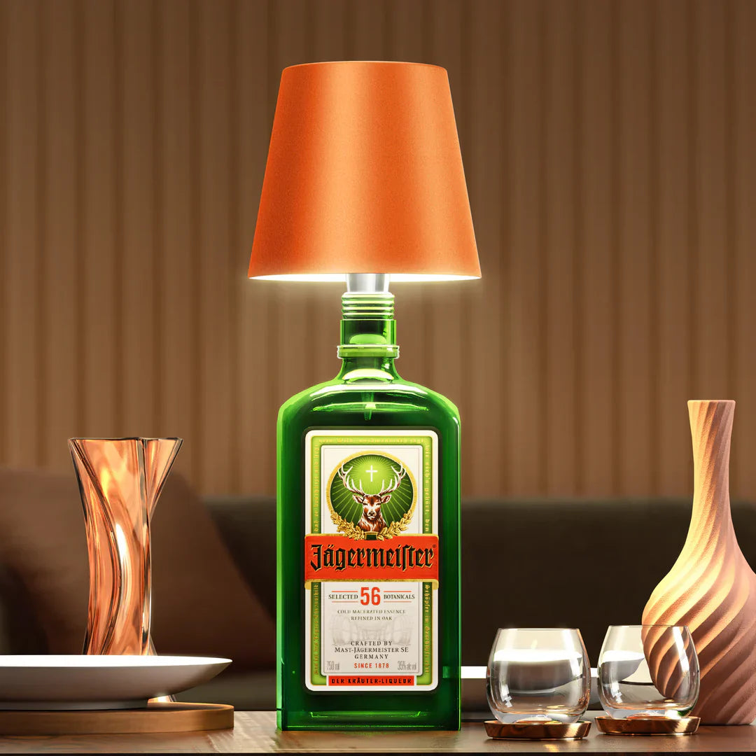 Aila – Llum de botella LED sense fils regulable USB recarregable – interior i exterior
