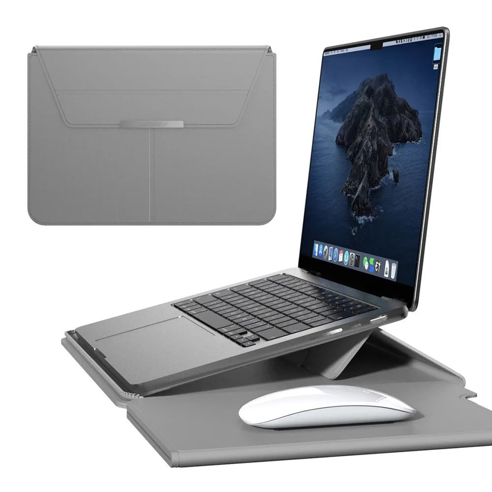 Slevano – Funda per a portàtil de cuir PU 3 en 1 impermeable – MacBook Air 13"