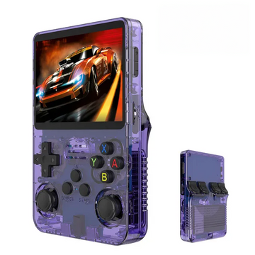 Pixora – Retro handheld console 64GB, 3.5" IPS – onderweg & cadeau