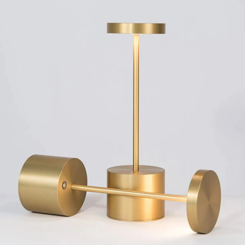 Aluvia – Làmpada de taula LED sense fils regulable, alumini i recarregable