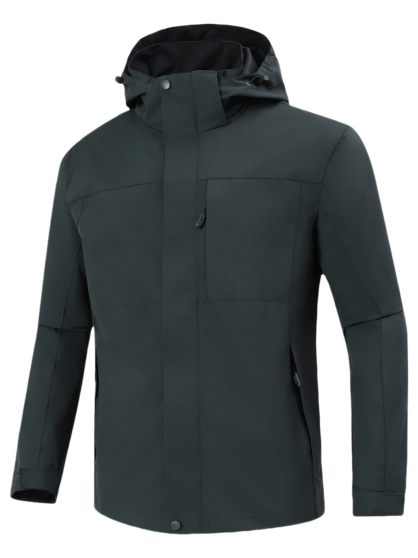 Lucas – Abric d'home lleuger i impermeable amb caputxa per a temps lliure i ciutat