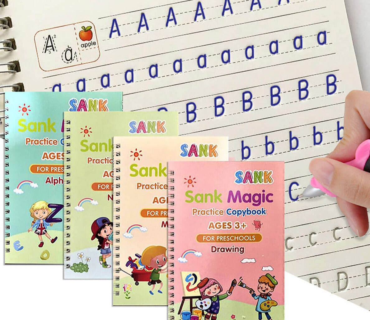 Melzano libro de exercicios máxico | Deixa que os nenos coñezan a escritura