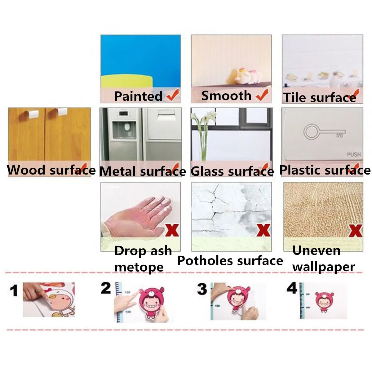 EduPlay – Pissarra magnètica escolar per a nens 45x100 cm – Autoadhesiva i extraïble