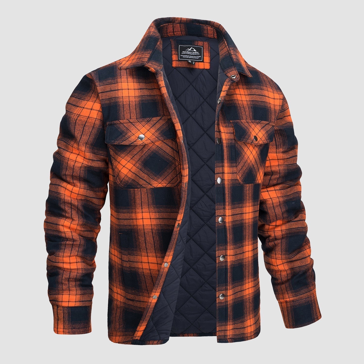 Melzano Camisa de franela per a home Abric